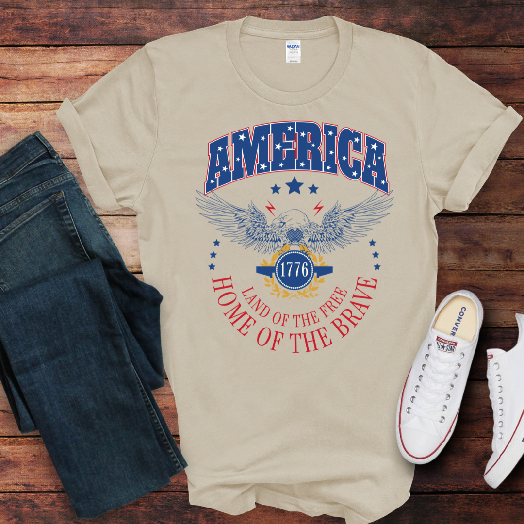 FREE Land Of The Free Tee *Add Any Additional Item To Your Cart To Unlock FREE Price
