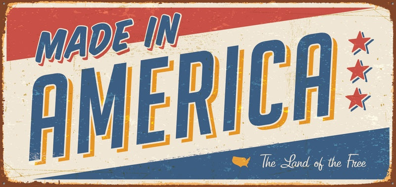 Vintage Made In America Sign