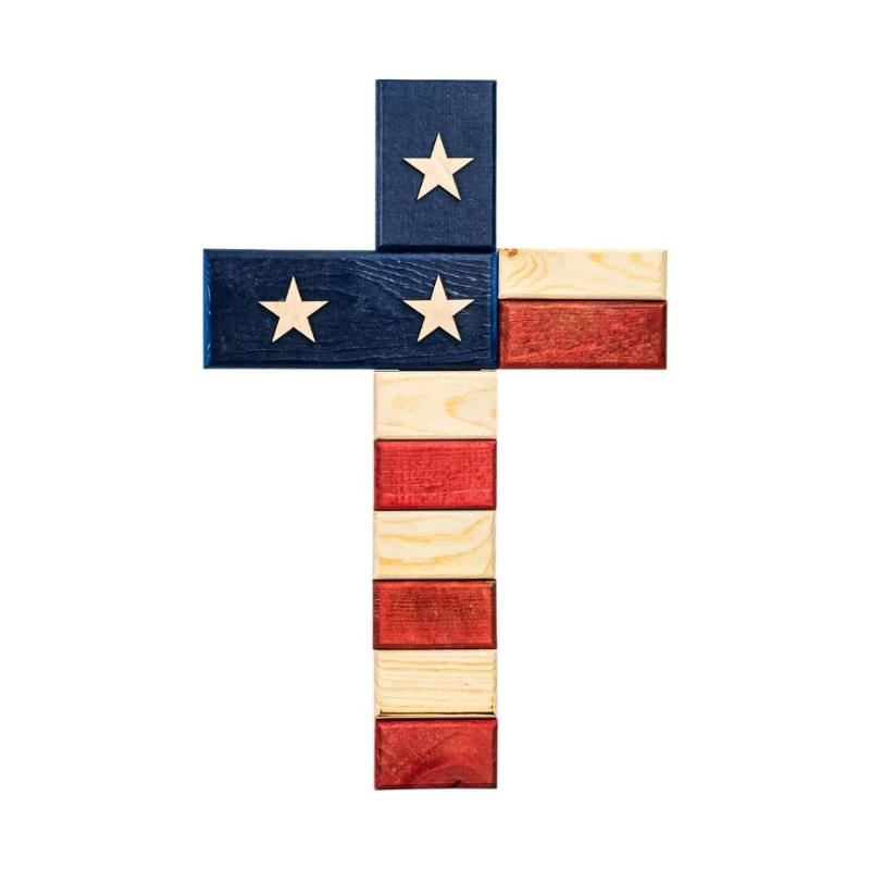 Wooden American Cross