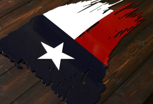 Metal Texas Flag