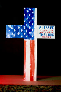 Blessed Is The Nation Cross