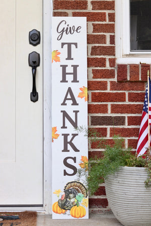 Give Thanks Front Porch Sign