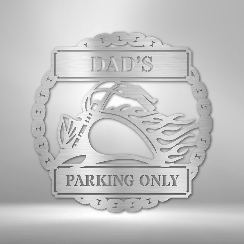 Hog Parking Plaque - Steel Sign
