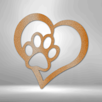Puppy Love - Steel Sign