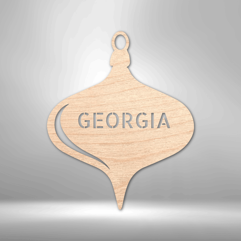 Christmas Monogram - Wood Ornament