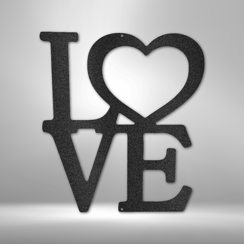 Classic Love - Steel Sign