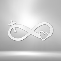 Lords Infinite Love - Steel Sign