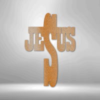 Jesus Cross - Steel Sign