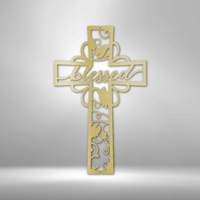 Blessed Cross - Steel Sign