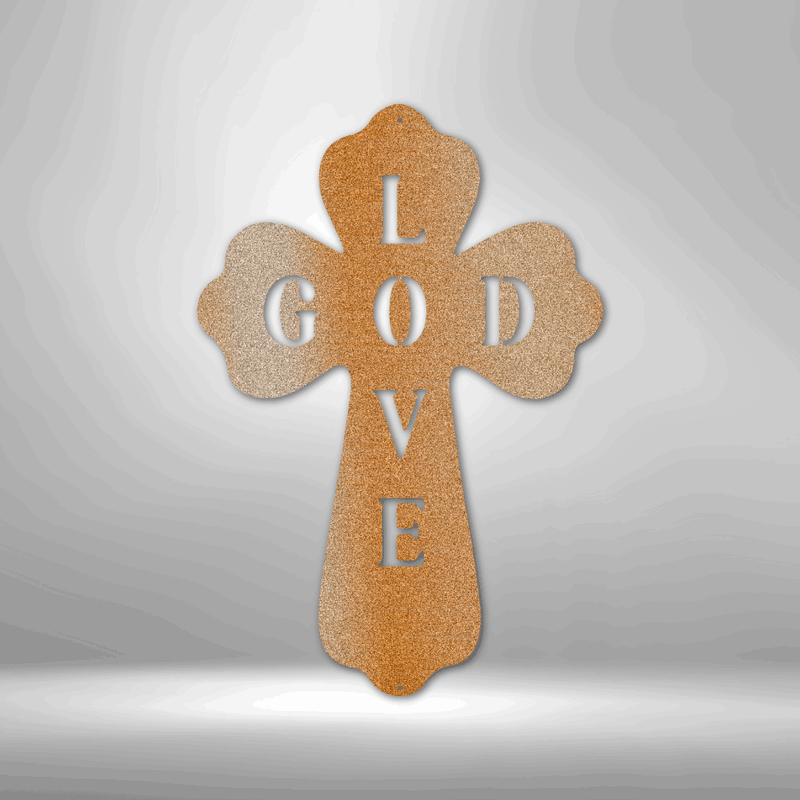God Love - Steel Sign