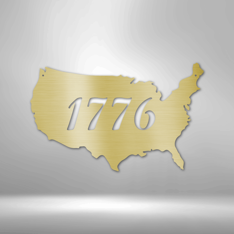 1776 - Steel Sign