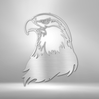 Bald Eagle Head - Steel Sign