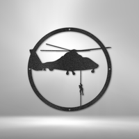 Helicopter Drop - Steel Sign