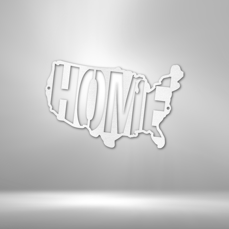 USA Home - Steel Sign
