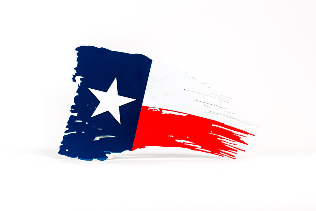 Metal Texas Flag